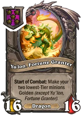 Yu'lon, Fortune Granter Card Image