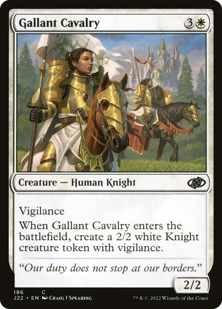 Gallant Cavalry Card Image