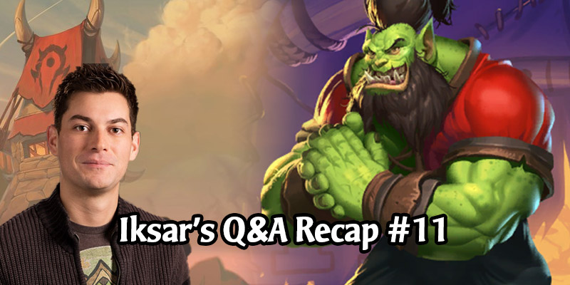 Dean Ayala's Community Q&A #11 - Diamond Cards for Old Expansions, Warcraft IP, Cross-Franchise Content