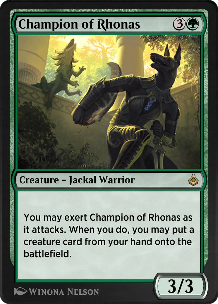 Champion of Rhonas Card Image