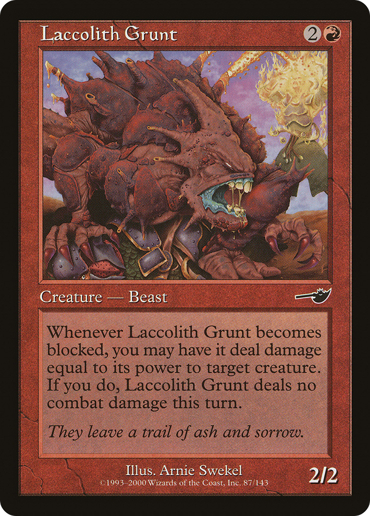 Laccolith Grunt Card Image