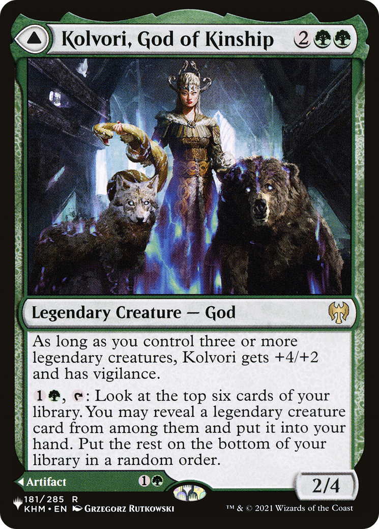 Kolvori, God of Kinship // The Ringhart Crest Card Image