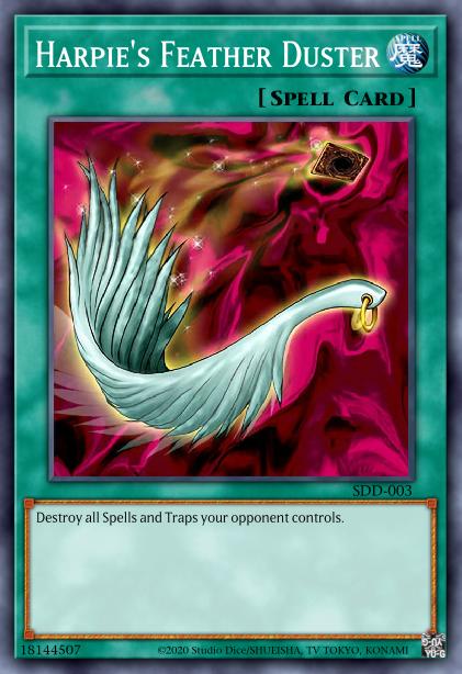 Harpie's Feather Duster Card Image