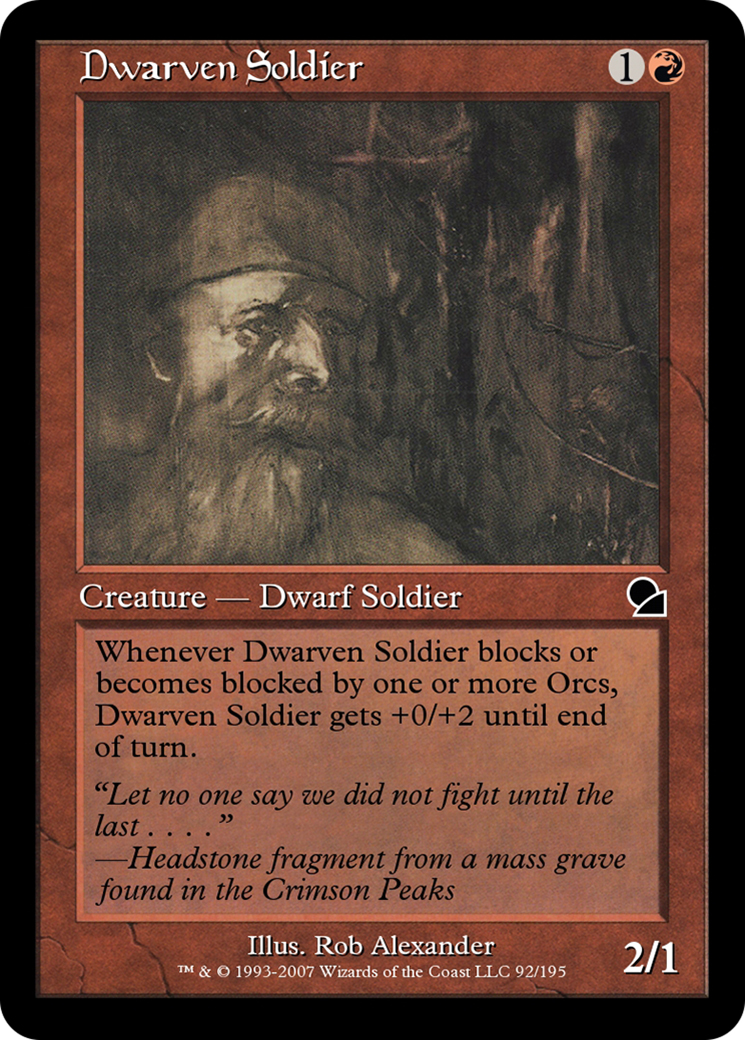Dwarven Soldier Card Image
