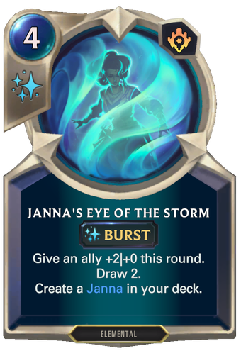 Janna's Eye Of The Storm Card Image