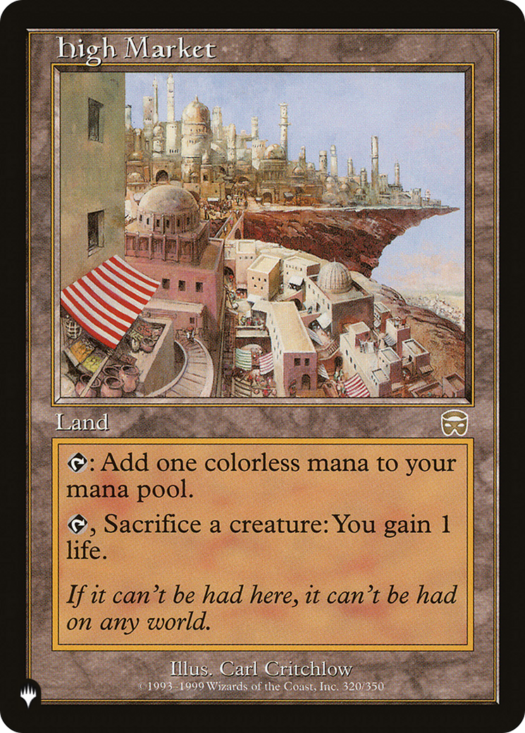 High Market Card Image