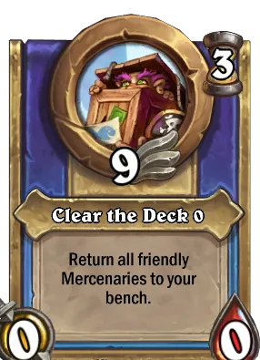 Clear the Deck {0} Card Image