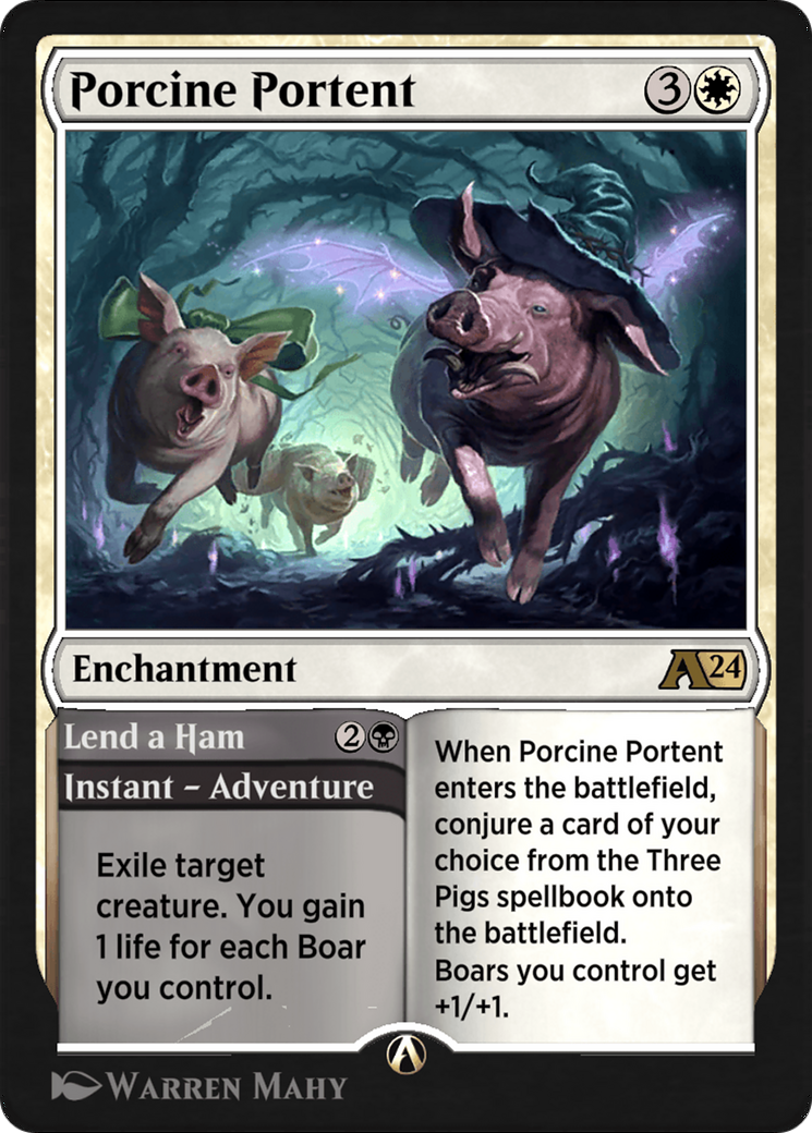 Porcine Portent // Lend a Ham Card Image