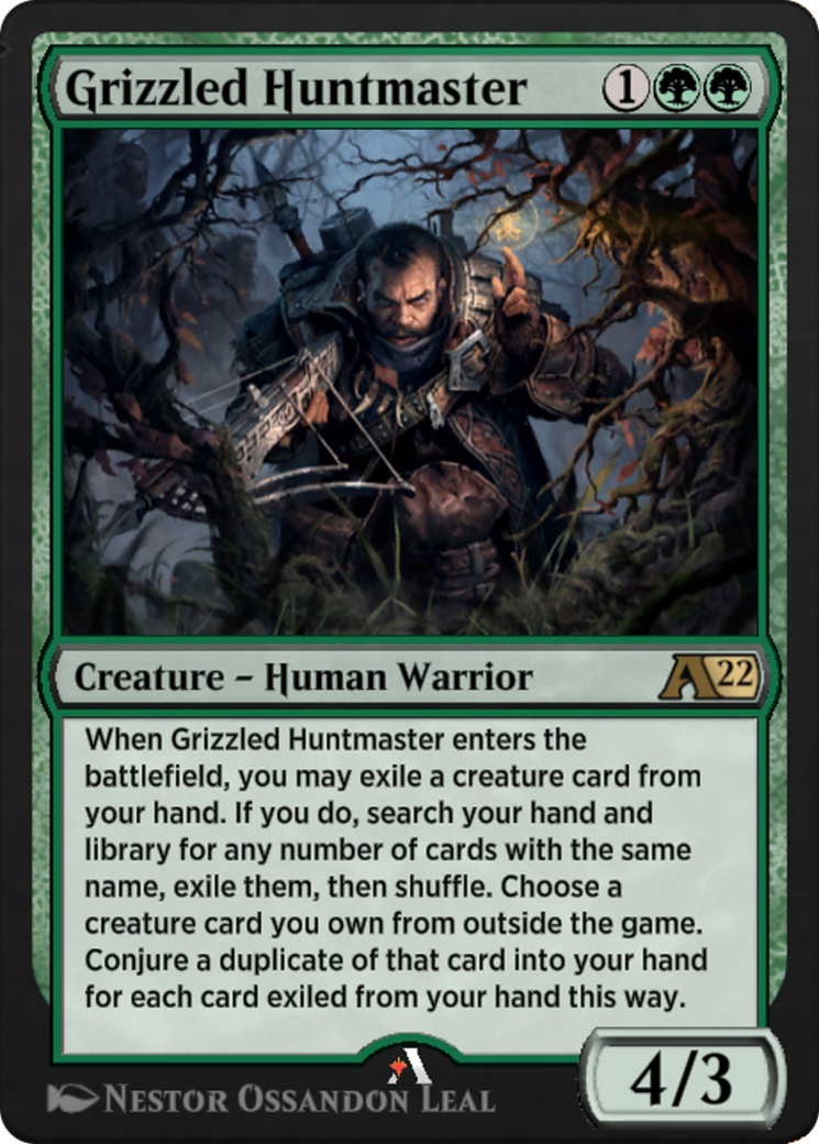 Grizzled Huntmaster Card Image