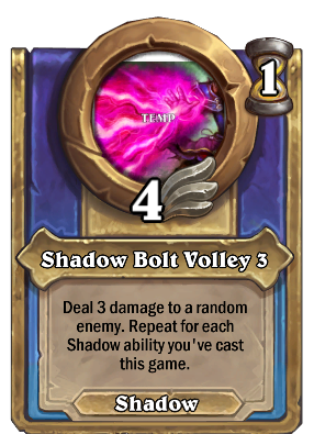 Shadow Bolt Volley 3 Card Image