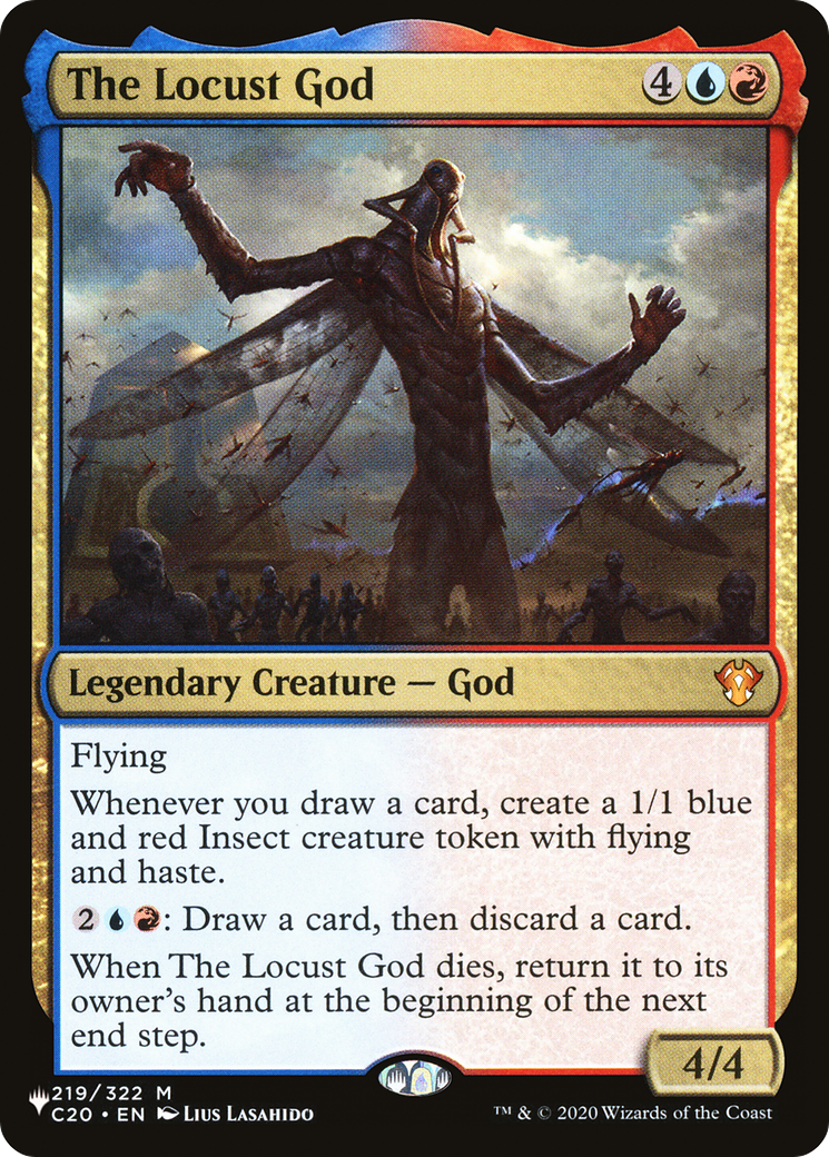 The Locust God Card Image