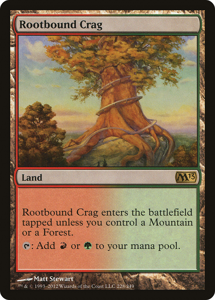 Rootbound Crag Card Image