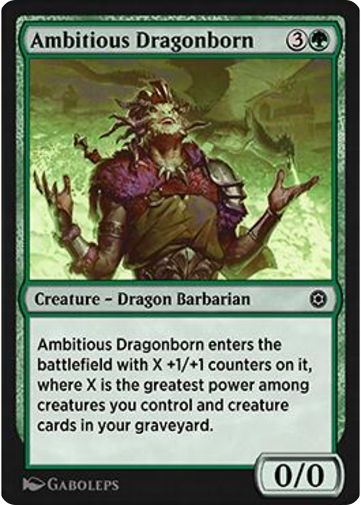 Ambitious Dragonborn Card Image
