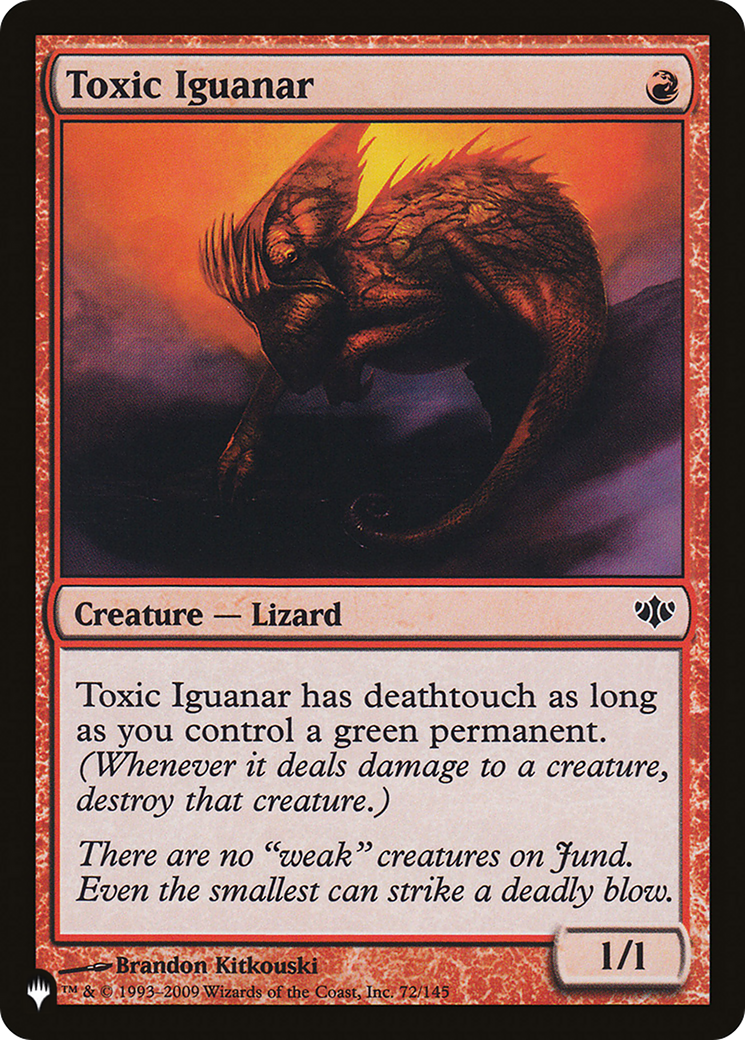 Toxic Iguanar Card Image
