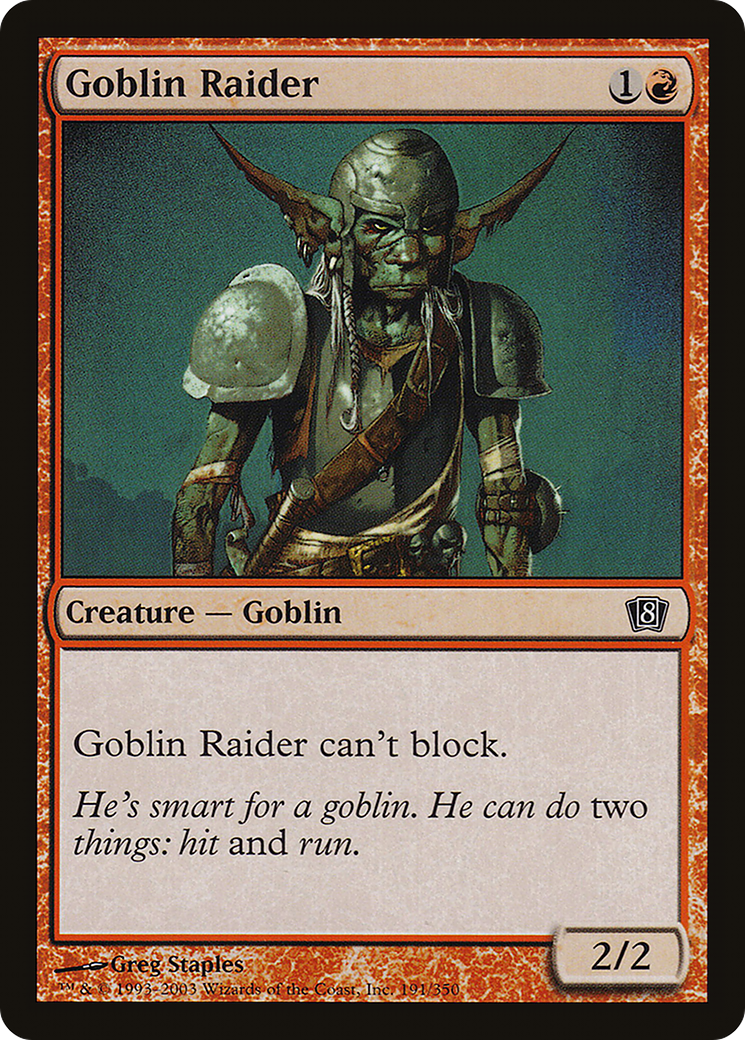 Goblin Raider Card Image