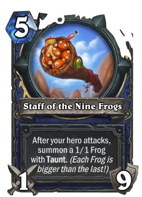 Staff of the Nine Frogs Card Image