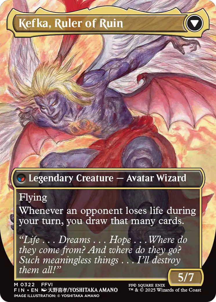 Kefka, Court Mage // Kefka, Ruler of Ruin Card Image