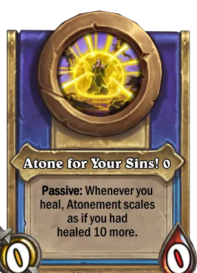 Atone for Your Sins! {0} Card Image