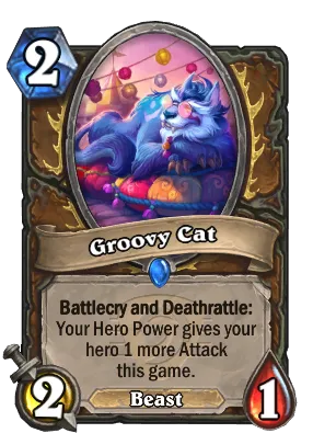 Groovy Cat Card Image