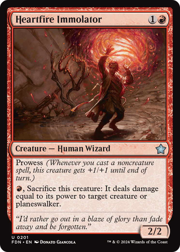 Heartfire Immolator Card Image