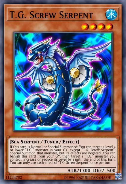 T.G. Screw Serpent Card Image