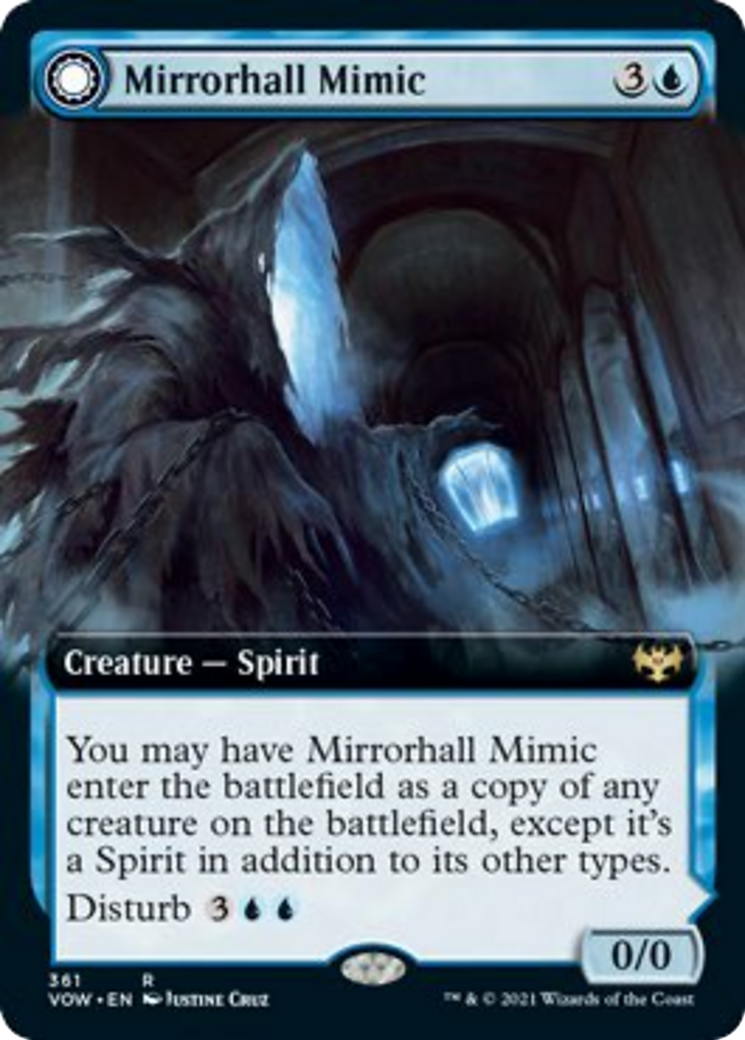 Mirrorhall Mimic // Ghastly Mimicry Card Image