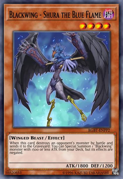 Blackwing - Shura the Blue Flame Card Image