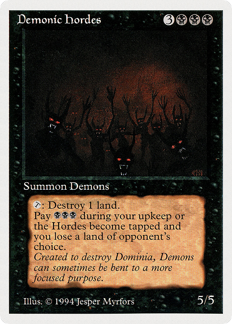 Demonic Hordes Card Image