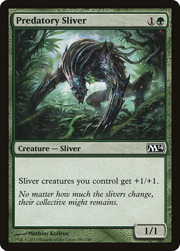 Predatory Sliver Card Image