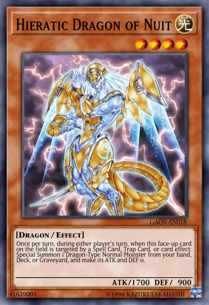 Hieratic Dragon of Nuit Card Image