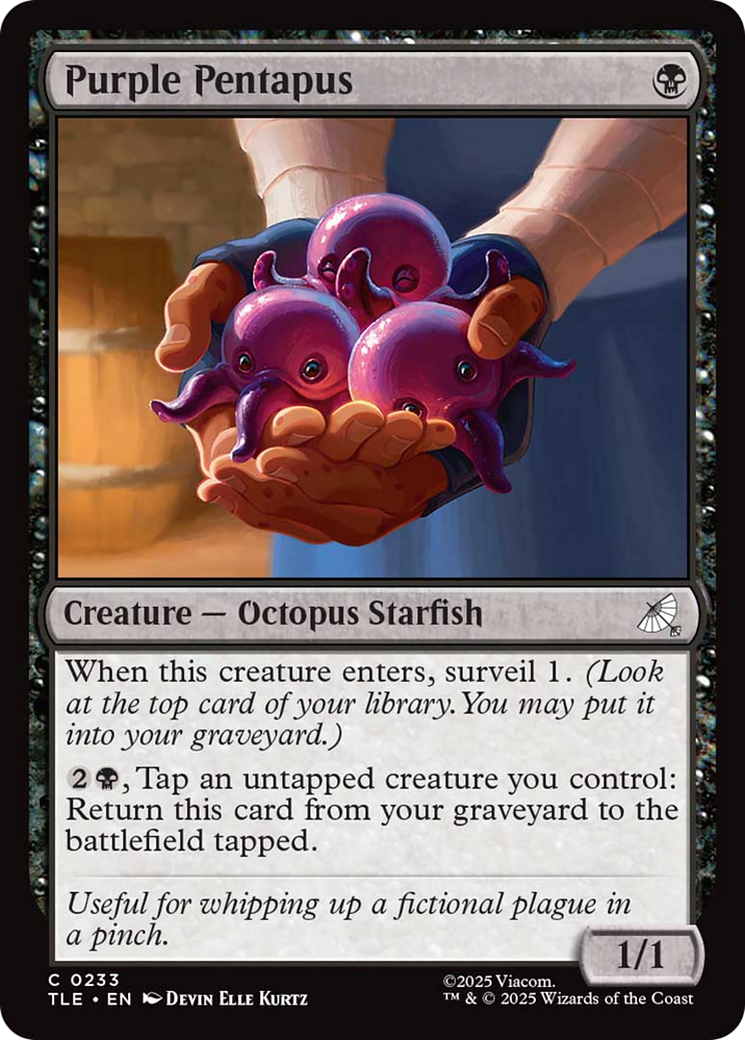 Purple Pentapus Card Image