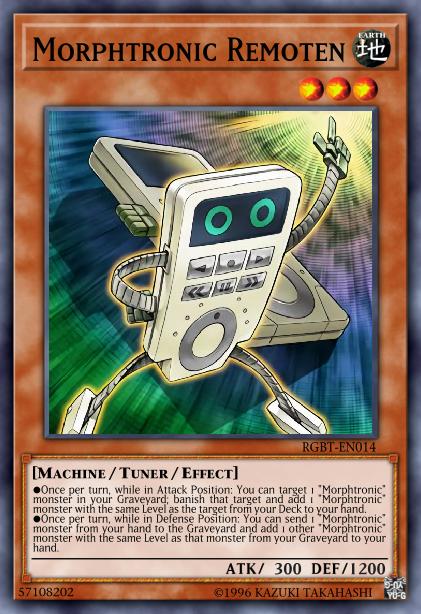 Morphtronic Remoten Card Image