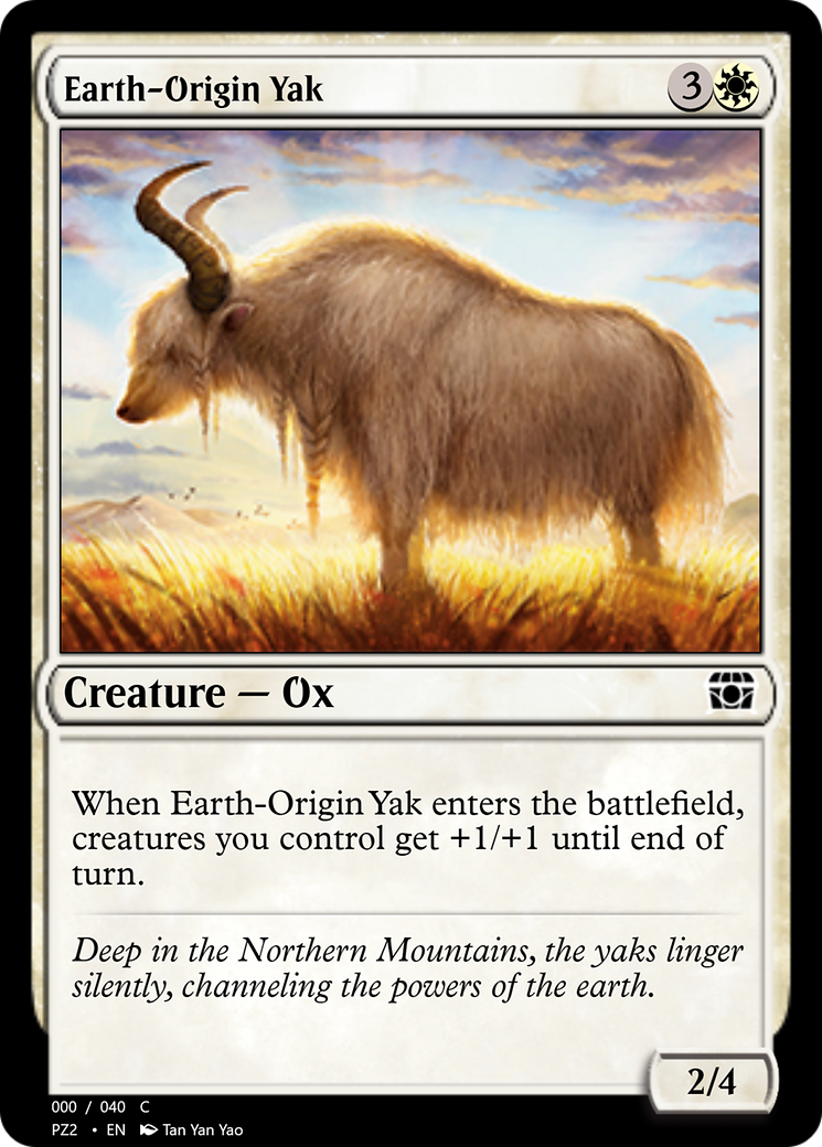 Earth-Origin Yak Card Image