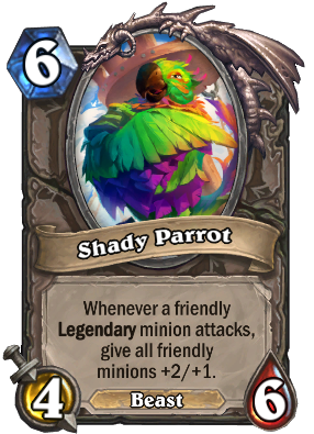 Shady Parrot Card Image
