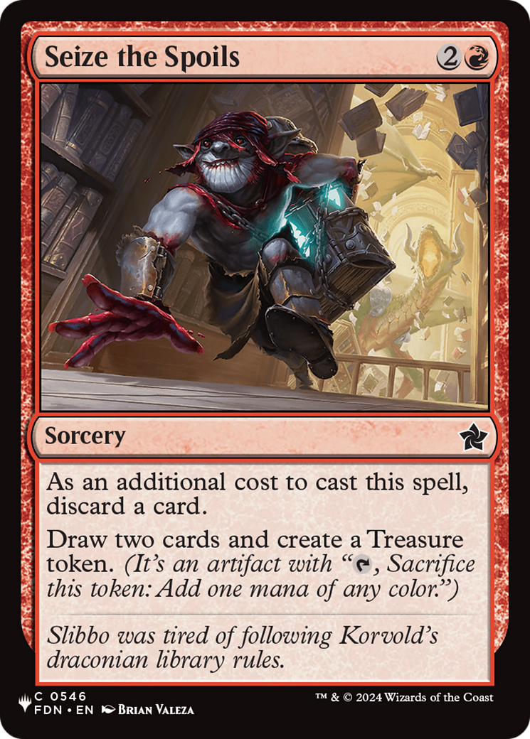 Seize the Spoils Card Image