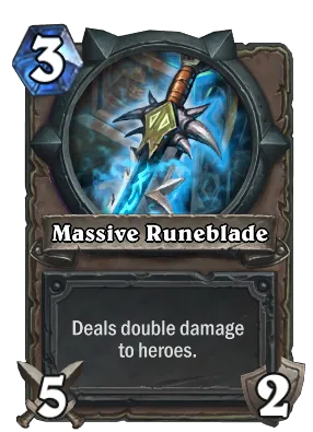 Massive Runeblade Card Image