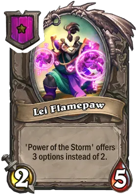 Lei Flamepaw Card Image