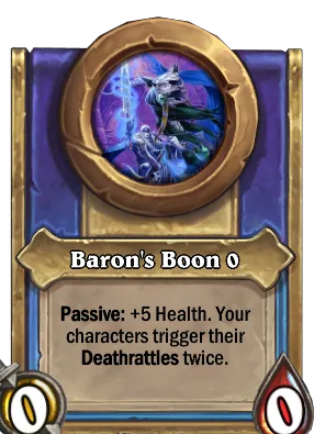 Baron's Boon {0} Card Image