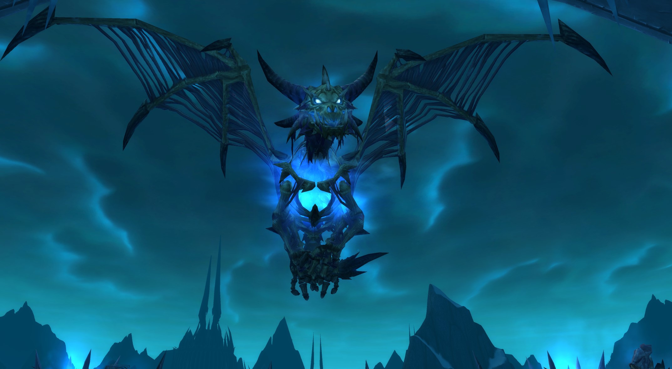 Image showing Sindragosa, a boss in Icecrown Citadel.