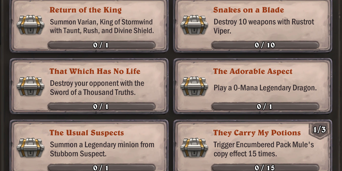 78 New XP Achievements Coming in United in Hearthstone's Stormwind Expansion - See Them All!