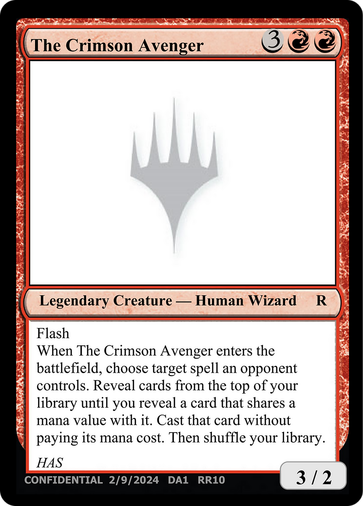 The Crimson Avenger Card Image