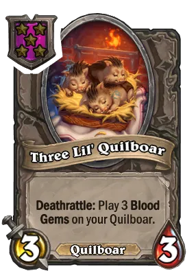 Three Lil' Quilboar Card Image