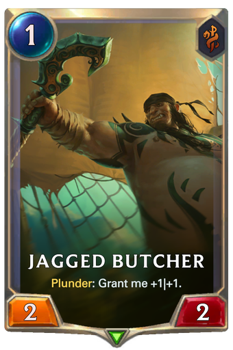 Jagged Butcher Card Image