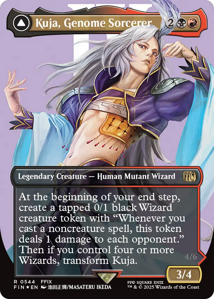 Kuja, Genome Sorcerer // Trance Kuja, Fate Defied Card Image