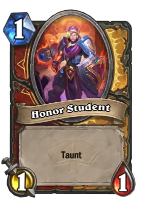 Honor Student Card Image