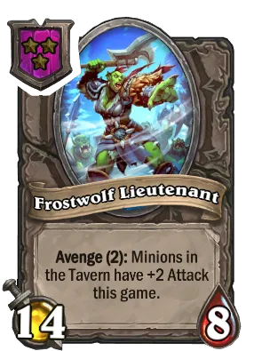 Frostwolf Lieutenant Card Image