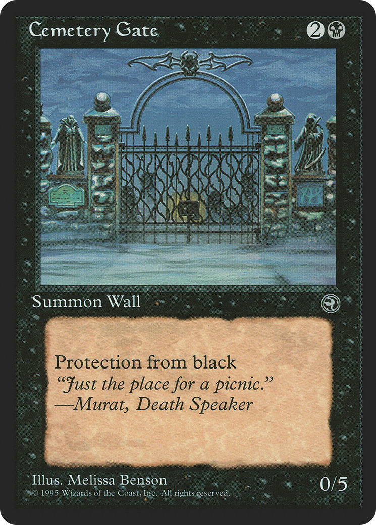 Cemetery Gate Card Image