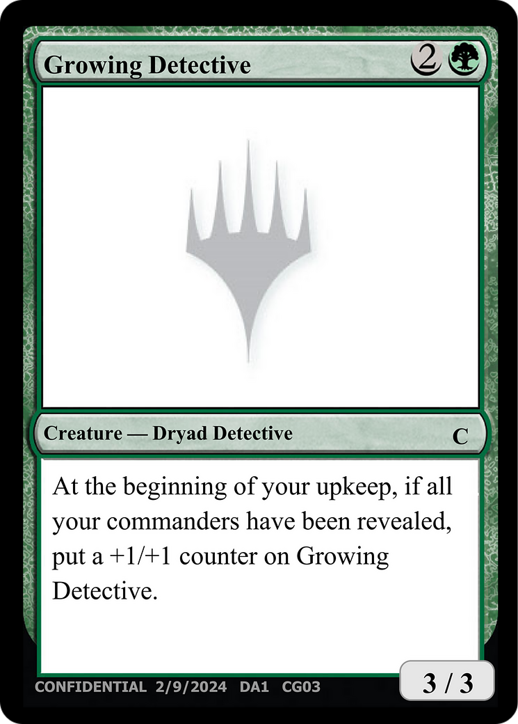 Growing Detective Card Image