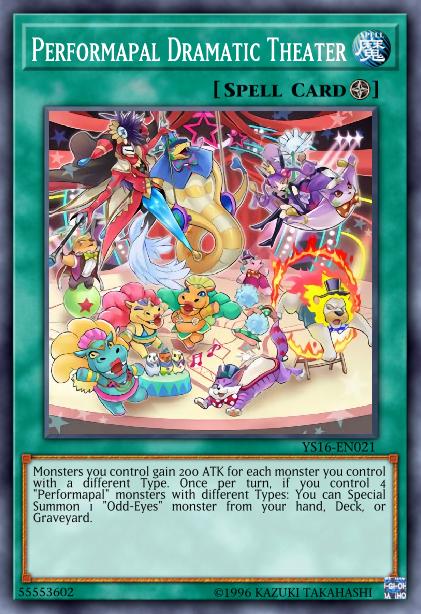 Performapal Dramatic Theater Card Image