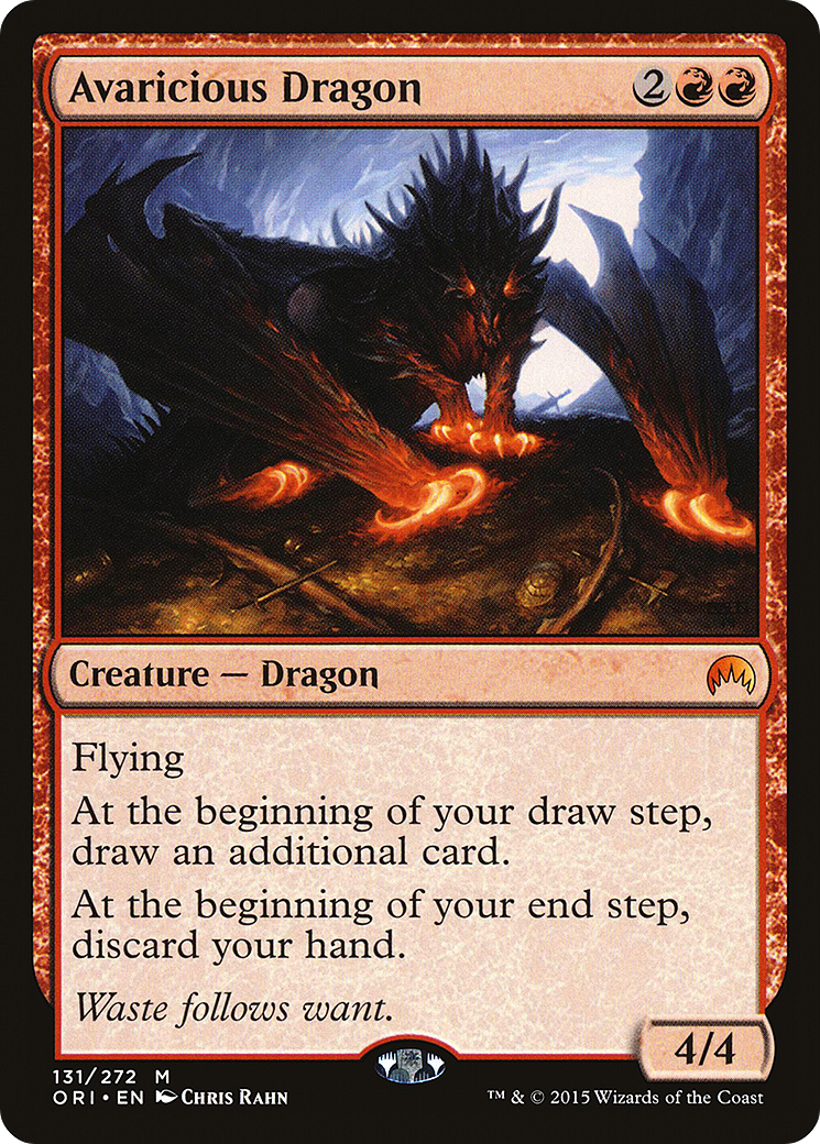 Avaricious Dragon Card Image